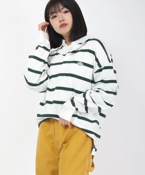 Dickies（ディッキーズ） ポロシャツ ボーダーラガーシャツ ロンT