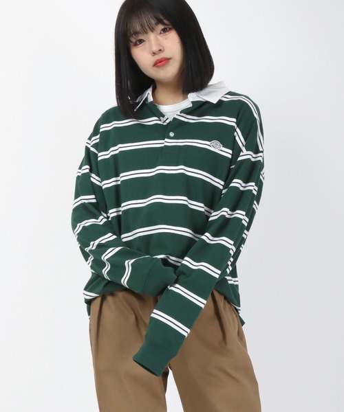 Dickies（ディッキーズ） ポロシャツ ボーダーラガーシャツ ロンT
