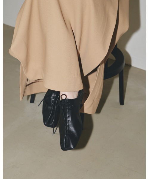 TODAYFUL スリッポン Laceup Leather Shoes レディース : ZOZOTOWN