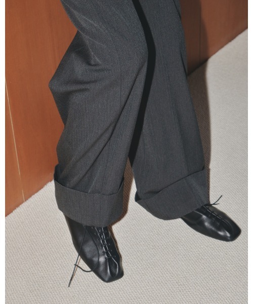 TODAYFUL スリッポン Laceup Leather Shoes レディース : ZOZOTOWN