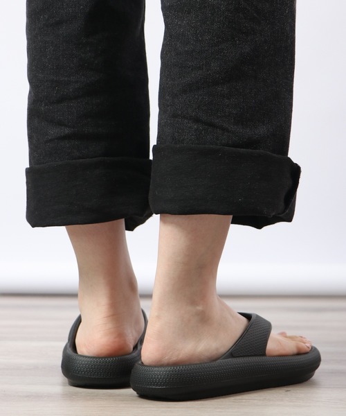 新品未使用　 SLIPPER 黒 EVAトングサンダル 26cm minia サンダル EVAトングサンダル レディース メンズ