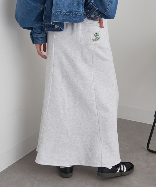 DISCUS スカート 「DISCUS」ブラッシュド裏毛マーメイドスカート 3187