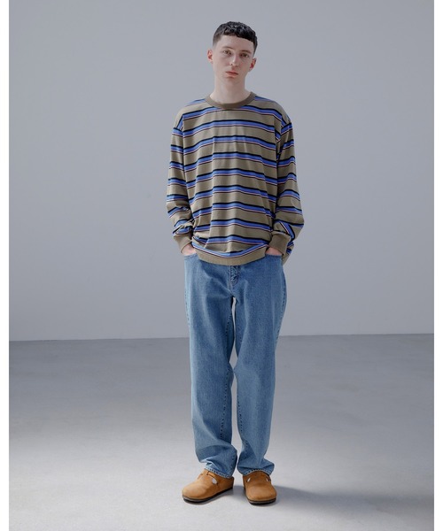 uniform experiment tシャツ MULTI BORDER L/S TEE メンズ レディース