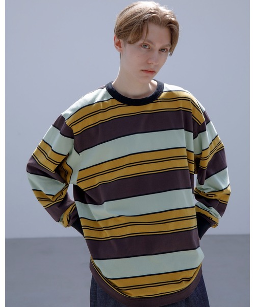 uniform experiment tシャツ MULTI BORDER L/S TEE メンズ レディース