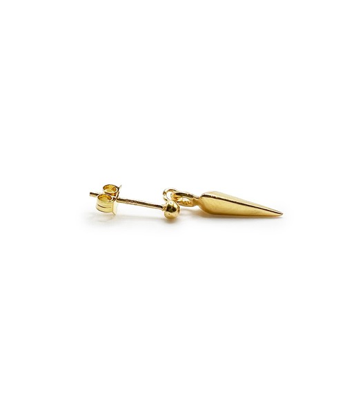 ピアス THEATER シアター トライアングルドロップデザインシルバーピアス”GOLD” レディース メンズ | THEATER | 04