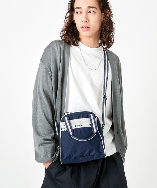 完売色●LeSportsac●N/S MINI SATCHELスペクテイタークールグレ N/S MINI SATCHELスペクテイターブラック（ハンドバッグ