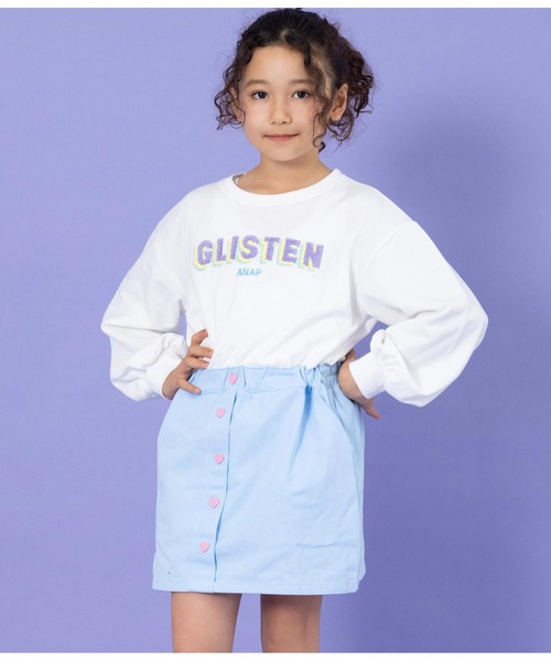 ANAP kids（アナップキッズ） ワンピース もこもこ刺繍ドッキング