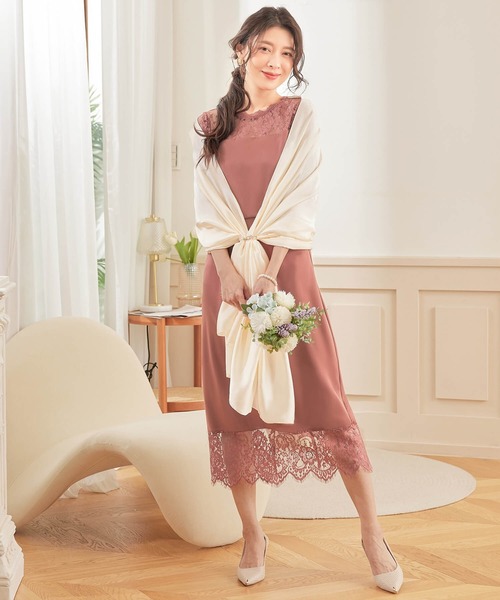 DRESS+（ドレスプラス） マフラー ストール パティーストール ショール