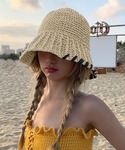 帽子 ハット 紫外線カット 麦わら帽子 ストロ...の詳細画像2