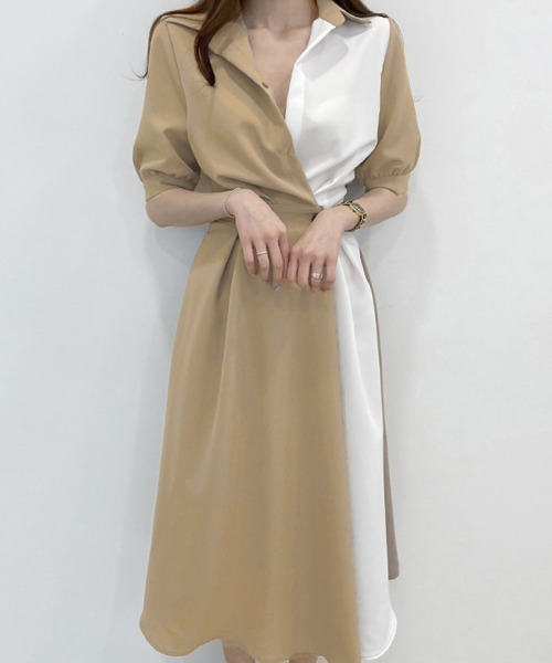 miniministore シャツワンピース ロング レディース韓国