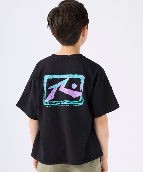RUSTY（ラスティ） tシャツ 「RUSTY/ラスティー」キッズバックプリント