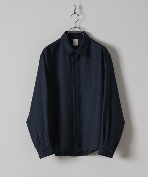 シャツ Imitation wool loose shirts/イミテーションウールルーズシャツ メンズ