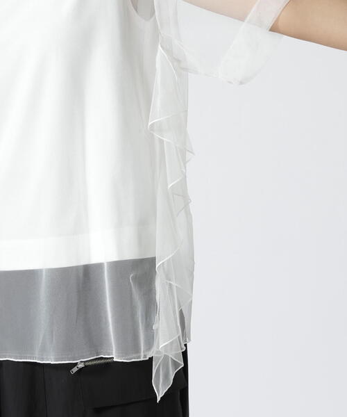 tシャツ DROIT BELLO（ドロイトベロ）チュールTOPS レディース セール】DROIT BELLO（ドロイトベロ）チュールTOPS（Tシャツ
