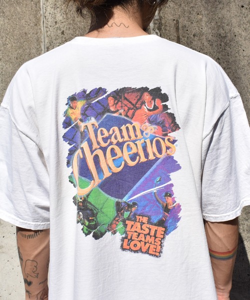 VINTAGE tシャツ 「ヴィンテージ古着」Team Cheerios cereal / チーム