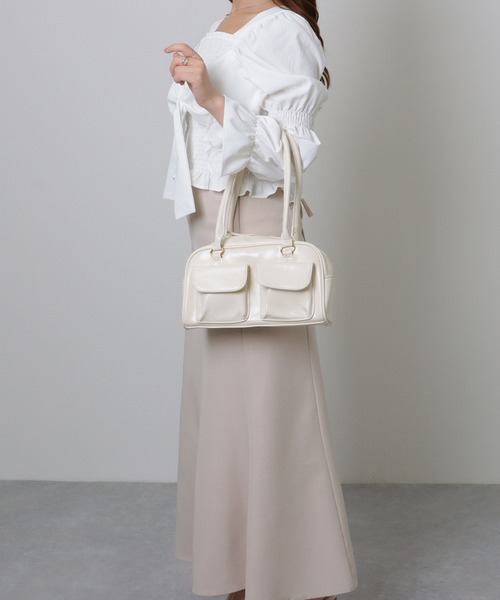 Lace Ladies（レースレディース） ボストンバッグ ポケット付き レザー