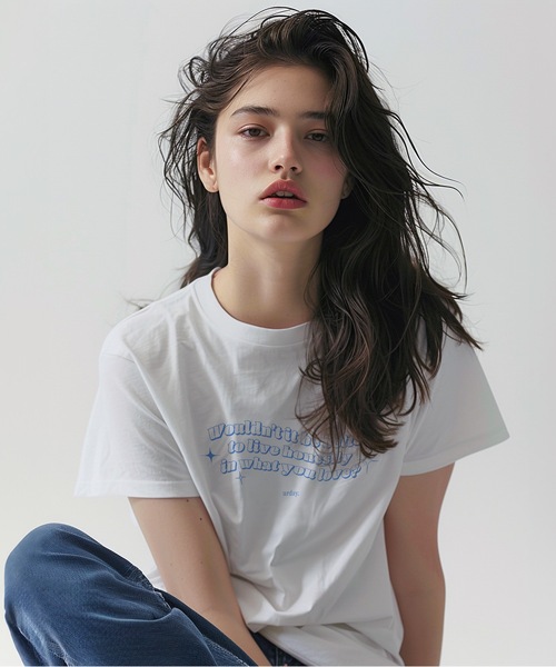 tシャツ urday / Live honestly / Tシャツ レディース メンズ