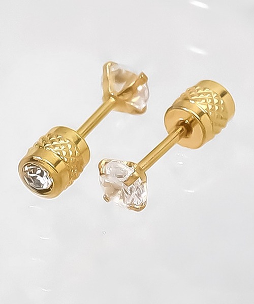 4℃（ヨンドシー） ピアス K18ピンクゴールド ダイヤモンド ピアス