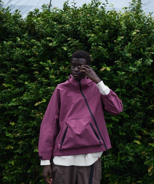 rehacer（レアセル） ナイロンジャケット : 3 Layer Volume Hooded