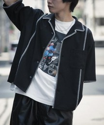 シャツ ブランケットステッチショートスリーブシャツ メンズ｜ZOZOTOWN Yahoo!店