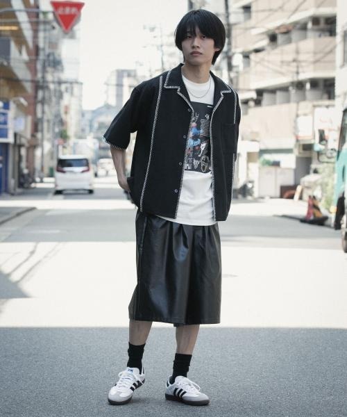 SENSE OF PLACE by URBAN RESEARCH シャツ ブランケットステッチ