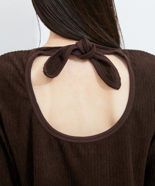LE CERCLE par rope' tシャツ オパールボーダーリボンTEE レディース