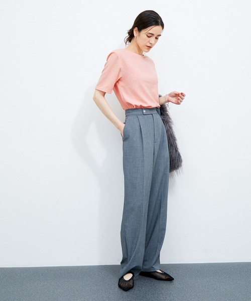 LE CERCLE par rope' tシャツ オパールボーダーリボンTEE レディース
