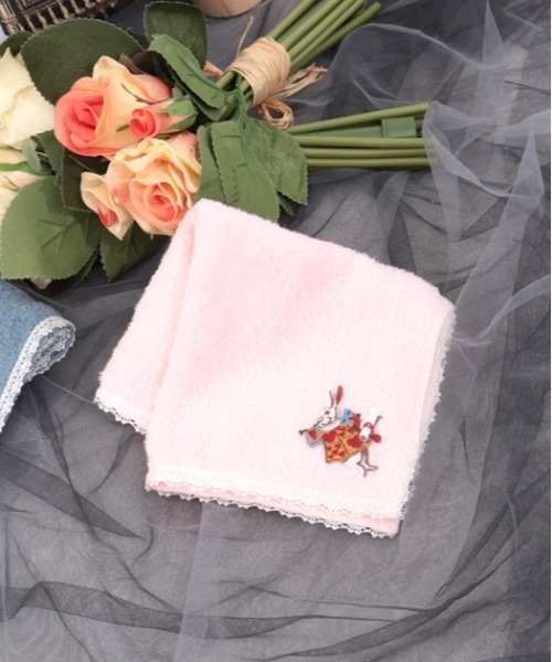 axes femme（アクシーズ ファム） ハンカチ アリス今治タオルハンカチ