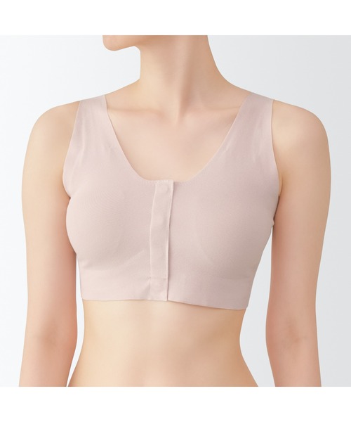 無印良品（MUJI） ブラジャー 婦人 肌あたりがやさしい前開き