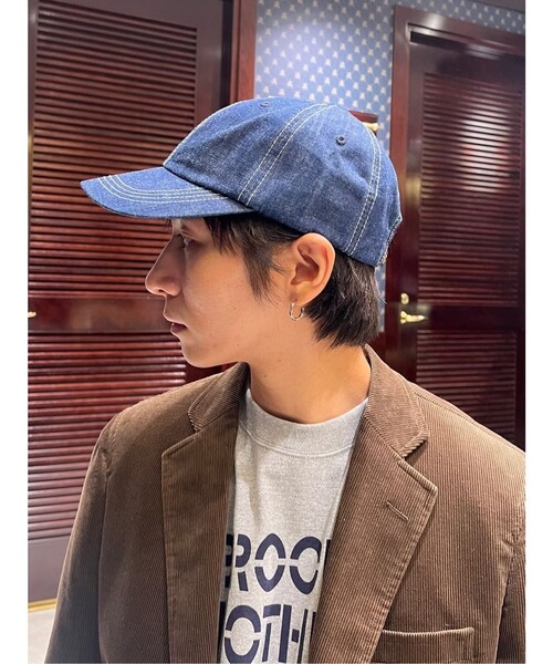 BROOKS BROTHERS キャップ 帽子 コットン デニム ベースボール