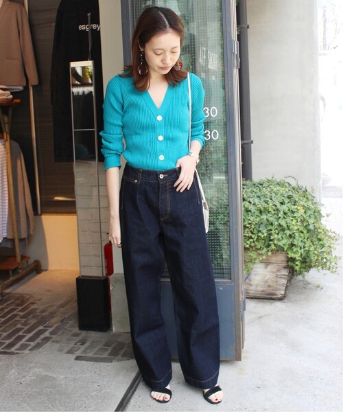スローブイエナ　大人気デニム　40 SLOBE IENA 「SLOBE IENA」 デニムパンツ 40 ネイビー