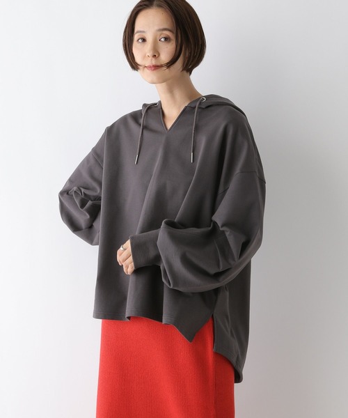 新品未使用☆レプシィム BIGフーディー グレー LEPSIM（レプシィム） パーカー BIGフーディー 124741 レディース