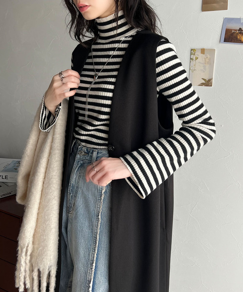 【至高フランス製】 GIVENCHY 36 ウール×シルク　ベスト　ジレ　極美品 classicalelf ベスト ジレ 着回しがきくトレンド華奢魅え