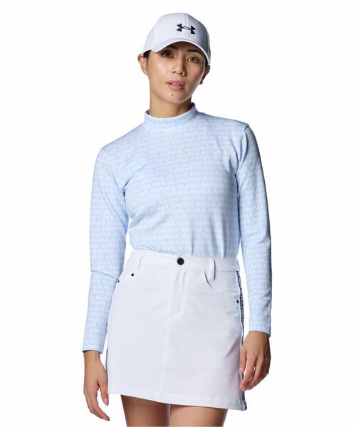 UNDER ARMOUR - スポーツシャツ ポロ UAアーマーニット 刷り上げる ロング衣手 モックネック プルオーバー（ゴルフ/レディース） レディース