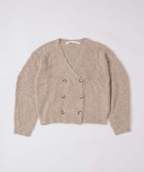 igi カーディガン DOUBLE BREASTED MOHAIR LIKE CARDIGAN