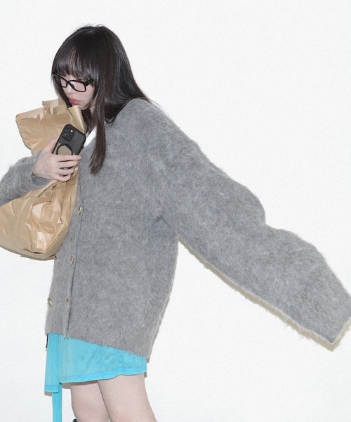 カーディガン mohair like loose cardigan レディース mohair like loose cardigan | Katrin TOKYO