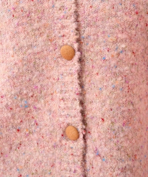 Jocomomola（ホコモモラ） カーディガン カラーネップ クルーネック