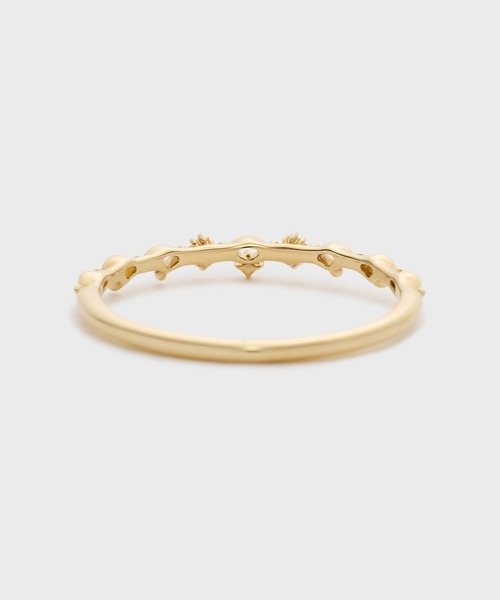 指輪 リング 「Pocket Ring」K10ダイヤモンドリング レディースの画像