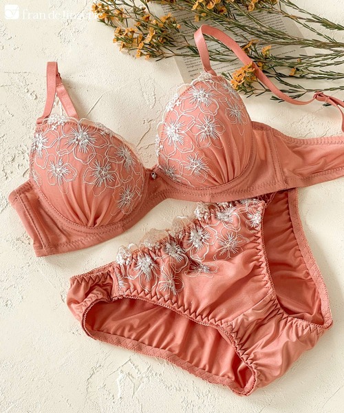 ふらんじゅセット fran de lingerie（フランデランジェリー） ブラジャー ショーツセット