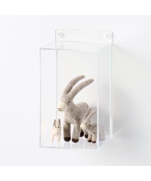 無印良品（MUJI） 収納 壁に付けられるアクリルディスプレイ ボックス