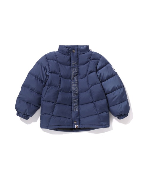 BAPE KIDS ダウンコート　90サイズ A BATHING APE ダウン アウター BAPE STITCHING DOWN JACKET
