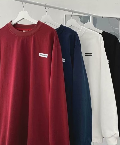 tシャツ ビッグシルエットワンポイントロンT ユニセックス レディース