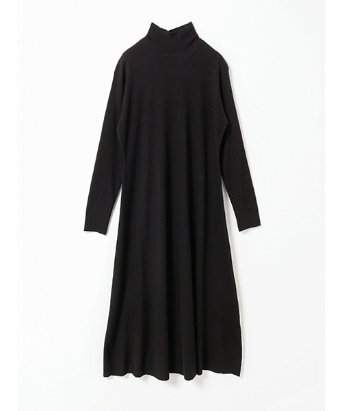 mizuiroind（ミズイロインド） ニットワンピース FREE ブラック