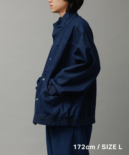 [新品] ADAM ET ROPE' デニムジャケット セール】【WEB限定】クロップドカーヴィーデニムジャケット