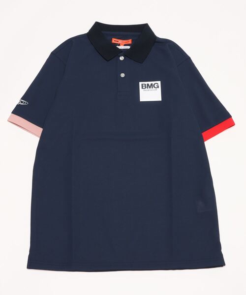 BEAMS GOLF 「BEAMS GOLF」 半袖ポロシャツ X-LARGE ネイビー