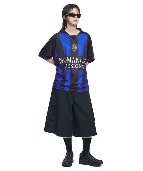 NOMANUAL ポロシャツ ポロ A'GEM/9 × .kom 「NOMANUAL/ノー