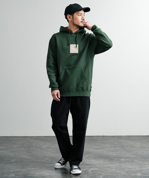 HUF パーカー ハフ SET BOX HOODIE オーバーサイズ裏起毛ロゴ