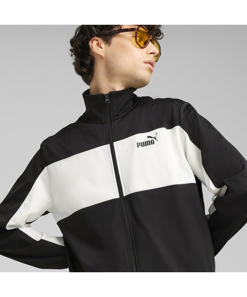 PUMA ジャージ プーマ メンズ ポリ カラーブロック スーツ 上下セット