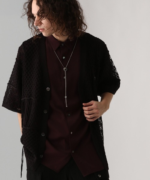 HARE（ハレ） ニットカーディガン FREE ブルー メンズ : ZOZOTOWN