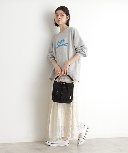 THE SHOP TK ショルダーバッグ バッグ メッシュナイロンコンビ
