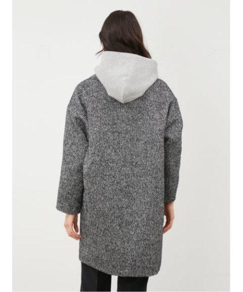 「Mila Owen」 チェスターコート 0 ブラウン レディース_画像3